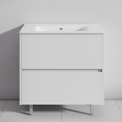 MUEBLE BAÃO BLANCO SERIE OPORTO 80X46X85CM BENOTTI