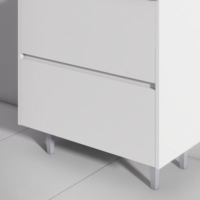 MUEBLE BAÃO BLANCO SERIE OPORTO 80X46X85CM BENOTTI