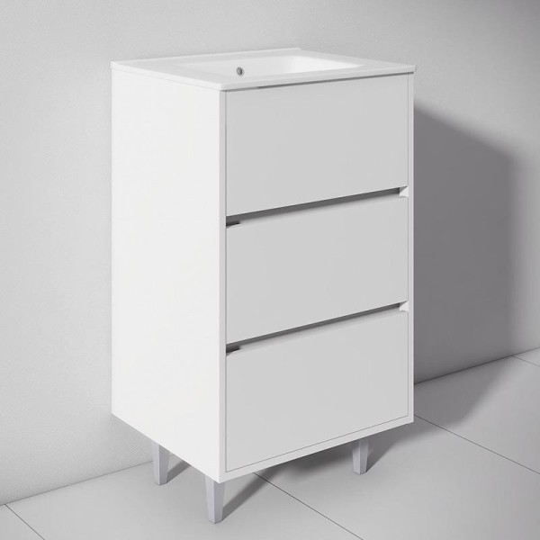 MUEBLE BAÃO BLANCO SERIE TOSCANA 60X46X85CM BENOTTI