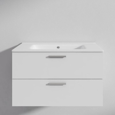 MUEBLE BAÑO BLANCO SERIE VENECIA 80X46X52CM BENOTTI