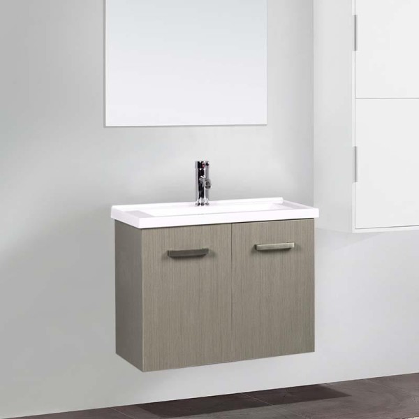 MUEBLE BAÑO HAYA CENIZA SERIE FELICITAS 60X48X50CM BENOTTI