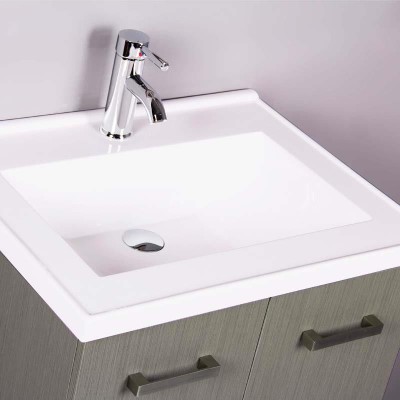 MUEBLE BAÑO HAYA CENIZA SERIE FELICITAS 60X48X50CM BENOTTI