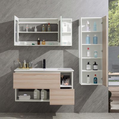 MUEBLE BAÃO SERIE GARDENIA GABINETE 100X46X54CM ESPEJO 100X50X15CM BENOTTI