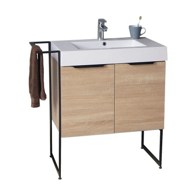 MUEBLE BAÑO SERIE LUCCA 75X47X90CM BENOTTI