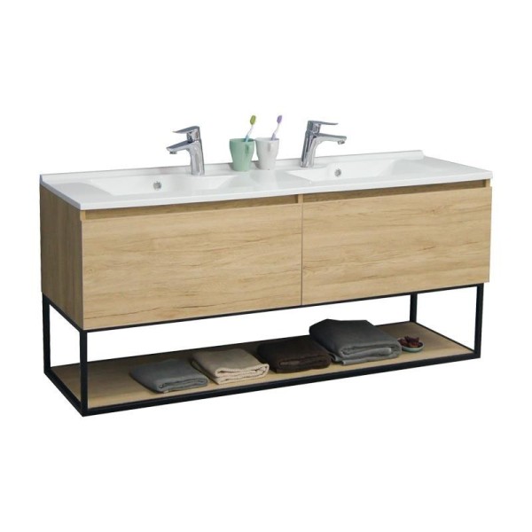 MUEBLE BAÃO SERIE SIENA 140X45.5X64CM BENOTTI