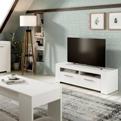 MUEBLE TV CON 2 PUERTAS 40X120X42CM BLANCO ARTIK MOMI