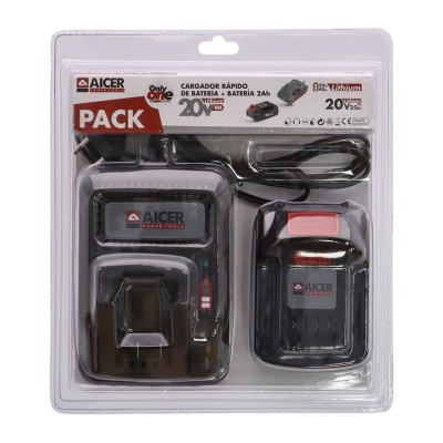 PACK CARGADOR + BATERIA 20V 2AH ONLYONE AICER