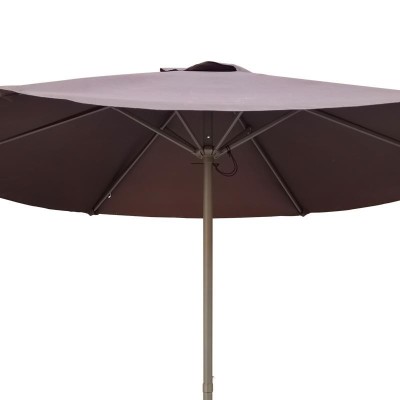 PARASOL ACERO MARRON DONNA GARDEN 2.10 METROS