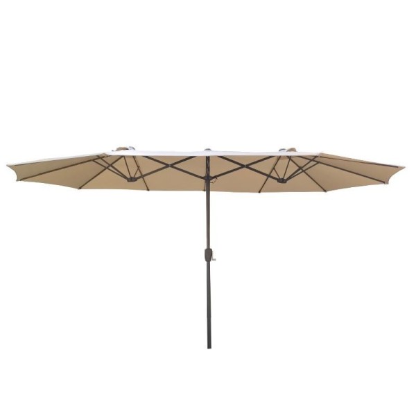 PARASOL ALUMINIO DOBLE BEIGE DONNA GARDEN 4.5 METROS