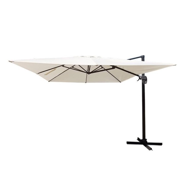 PARASOL COLGANTE BEIGE DONNA GARDEN 3x3.5 METROS