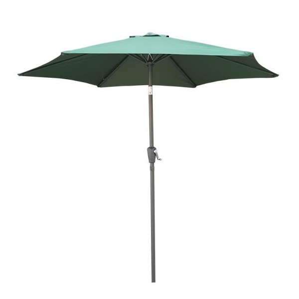 PARASOL VERDE APERTURA MANIVELA DONNA GARDEN 2.5 METROS