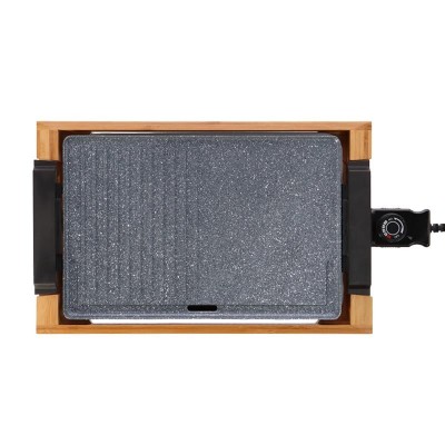 PLANCHA DE ASAR BAMBOO 2.000W PLACA MIXTA A LA PIEDRA LARRYHOUSE