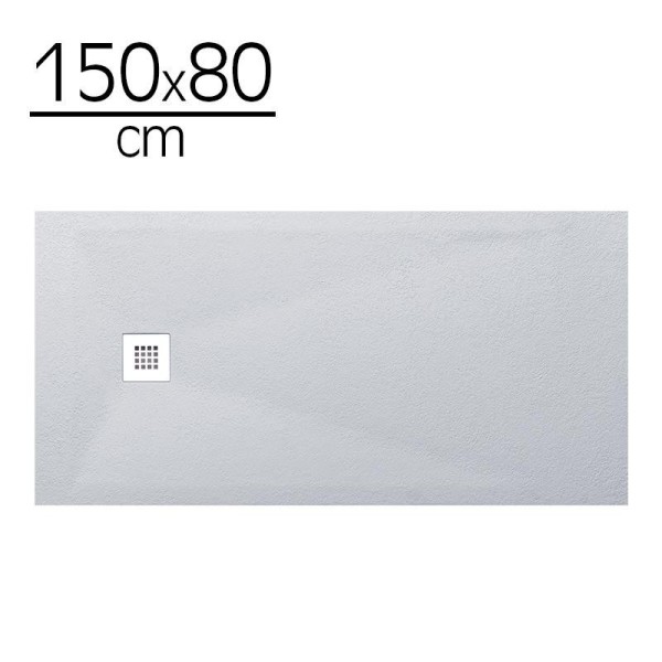 PLATO DUCHA CARGA MINERAL BLANCO BENOTTI  (150X80X3.5CM)