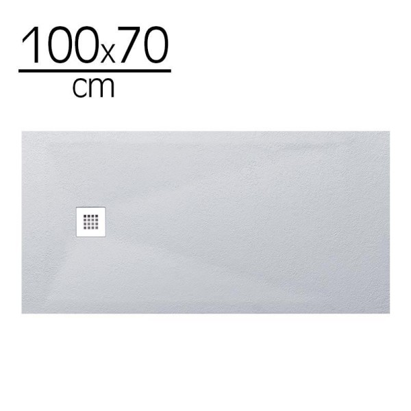 PLATO DUCHA CARGA MINERAL BLANCO BENOTTI (100X70X3.5CM)