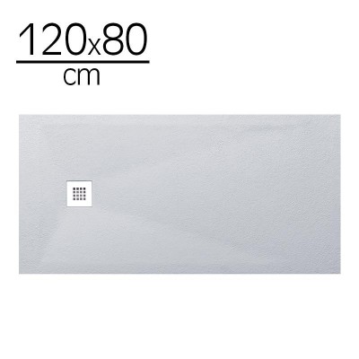 PLATO DUCHA CARGA MINERAL BLANCO BENOTTI (120X80X3.5CM)