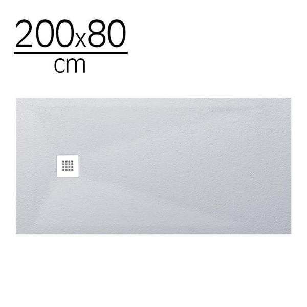 PLATO DUCHA CARGA MINERAL BLANCO BENOTTI (200X80X3.5CM)