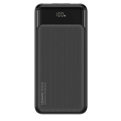 POWERBANK 3 PUERTOS 20000MAH NEGRO USAMS