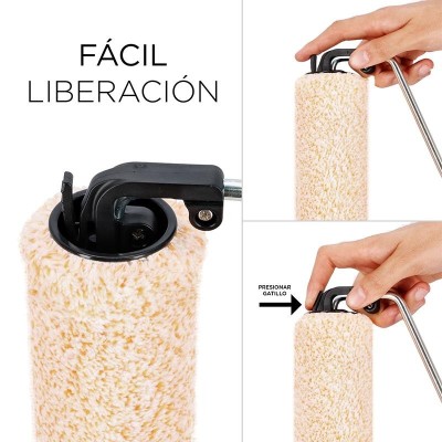 RODILLO FÁCIL LIBERACIÓN 23CM SUPERFICIE LISA-SEMILISA PAMACON