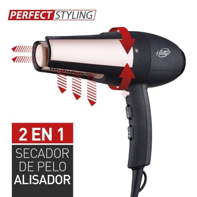 SECADOR DE PELO ALISADOR 2.000W LARRYHOUSE