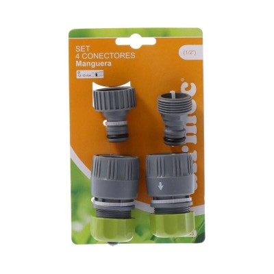 SET 4 CONECTORES MANGUERA 1/2" AIRMEC