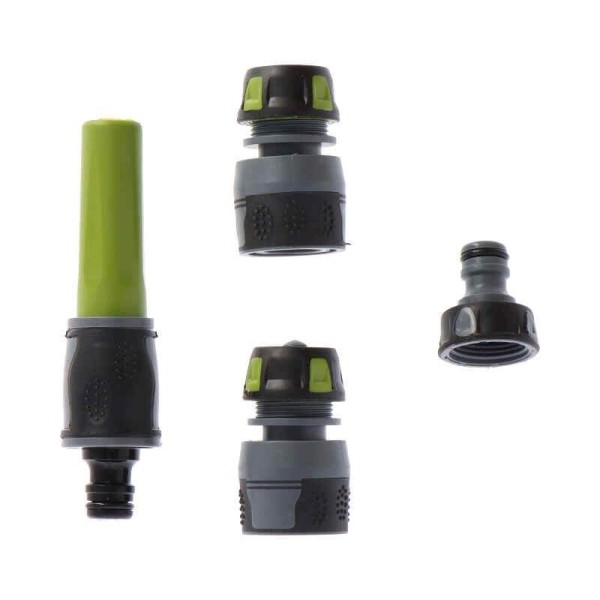 SET 4 PCS BOQUILLA DE RIEGO + ADAPTADORES 1/2-5/8-3/4" AIRMEC