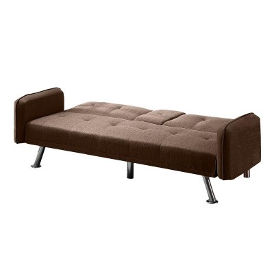 SOFA CAMA MARRON 210X85X80CM MOMI