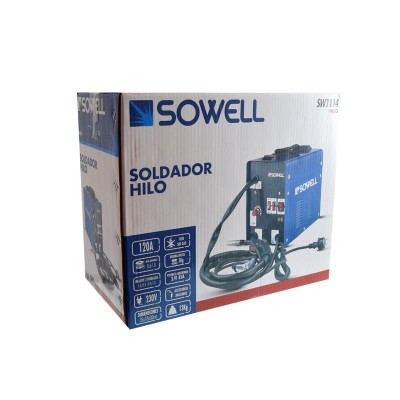 SOLDADOR HILO 120 AMP USO SIN GAS SOWELL