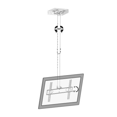 SOPORTE TELEVISION DE TECHO 32-55" LARRYHOUSE