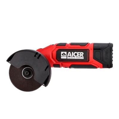 TALADRO IMPACTO+RADIAL+SIERRA SABLE+LLAVE IMPACTO 12V AICER (4X 2.0AH)