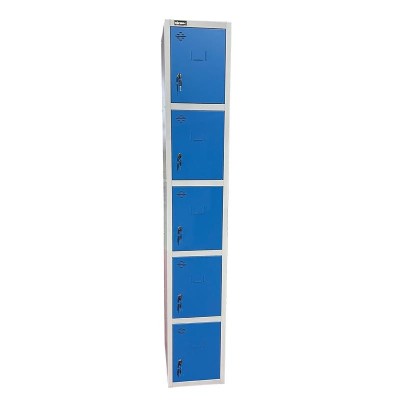 TAQUILLA METALICA AZUL 5 PUERTAS 1800X300X500MM AIRMEC