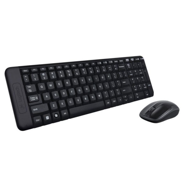 TECLADO+RATON WIRELESS NEGRO LOGITECH