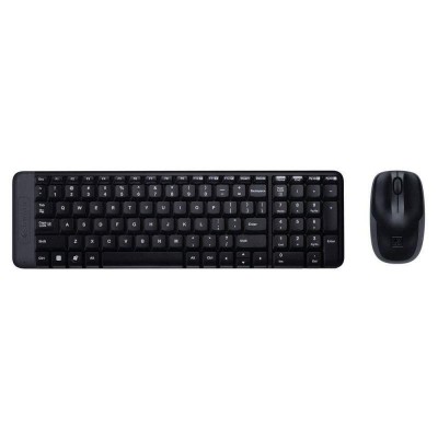 TECLADO+RATON WIRELESS NEGRO LOGITECH