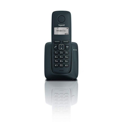 TELÉFONO INALÁMBRICO DECT DIGITAL A116 NEGRO GIGASET