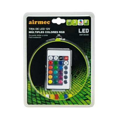 TIRA DE LED 12V 3 METROS COLOR RGB AIRMEC