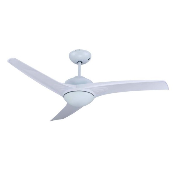 VENTILADOR DE TECHO BLANCO CON LUZ 3 ASPAS 132CM LARRYHOUSE