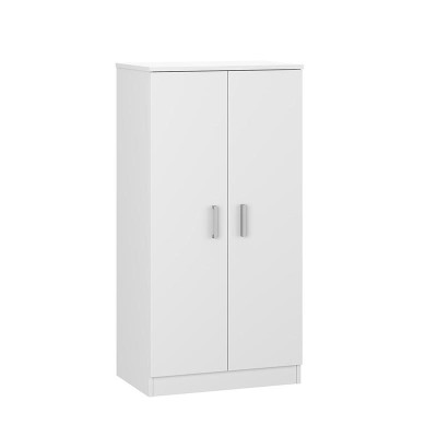 ZAPATERO-ARMARIO 2P 6 BALDAS 108X55X36CM BLANCO MOMI