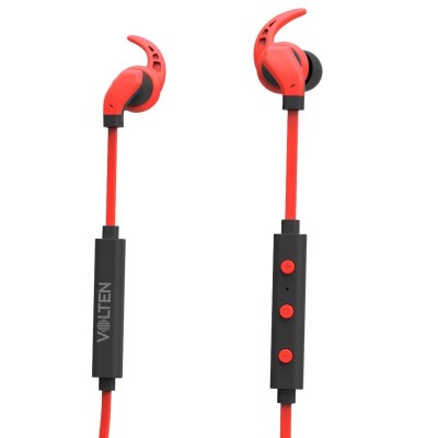 AURICULARES SERIE SPORT COLOR ROJO VOLTEN