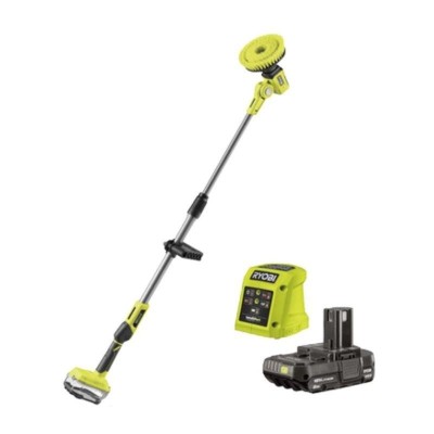 CEPILLO ROTATIVO 18V DE LIMPIEZA TELESCOPICO + ONE+â¢ RYOBI (1X 2.0AH)