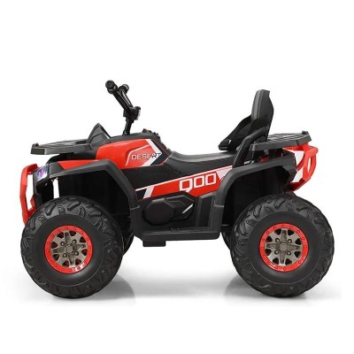 COCHE BATERIA ATV QUAD ROJO