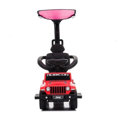 COCHE BATERIA PARA PASEAR BEBES JEEP WANGLER RUBICON ROJO