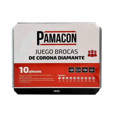 JUEGO 10 PCS CORONAS DIAMANTE PAMACON