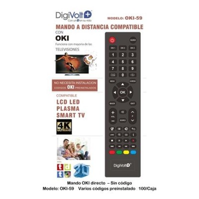 MANDO A DISTANCIA COMPATIBLE OKI OKI59 DIGIVOLT