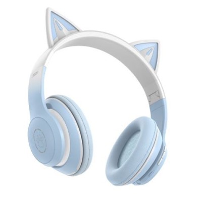 AURICULARES DIADEMA BLUETOOTH BE38 CATS AZUL XO