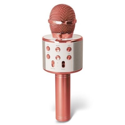 MICROFONO KARAOKE BLUETOOTH BMS-300 LITE ROSE GOLD FOREVER