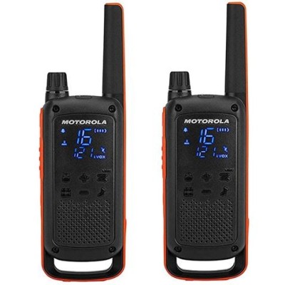 PACK 2 WALKIE-TALKIE MOTOROLA TLKR-T82 NEGRO