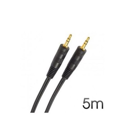 CABLE STEREO MINI JACK 3.5 M/M AUDIO 5M CROMAD