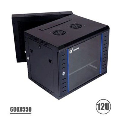 RACK 19 DOBLE CUERPO 12U 600X550 SERIE BLUE CROMAD