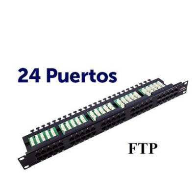 PANEL PARCHEO 24P KRONE 19 FTP CAT 6 CROMAD