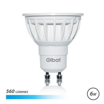 BOMBILLA LED GU10 | 6W | 560LM | LUZ FRIA | ELBAT