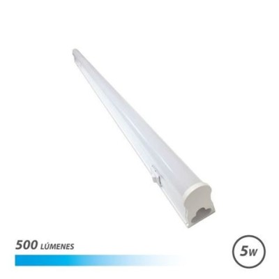 TUBO LED T5 5W 500LM 30CM LUZ FRIA CON INTERRUPTOR ELBAT